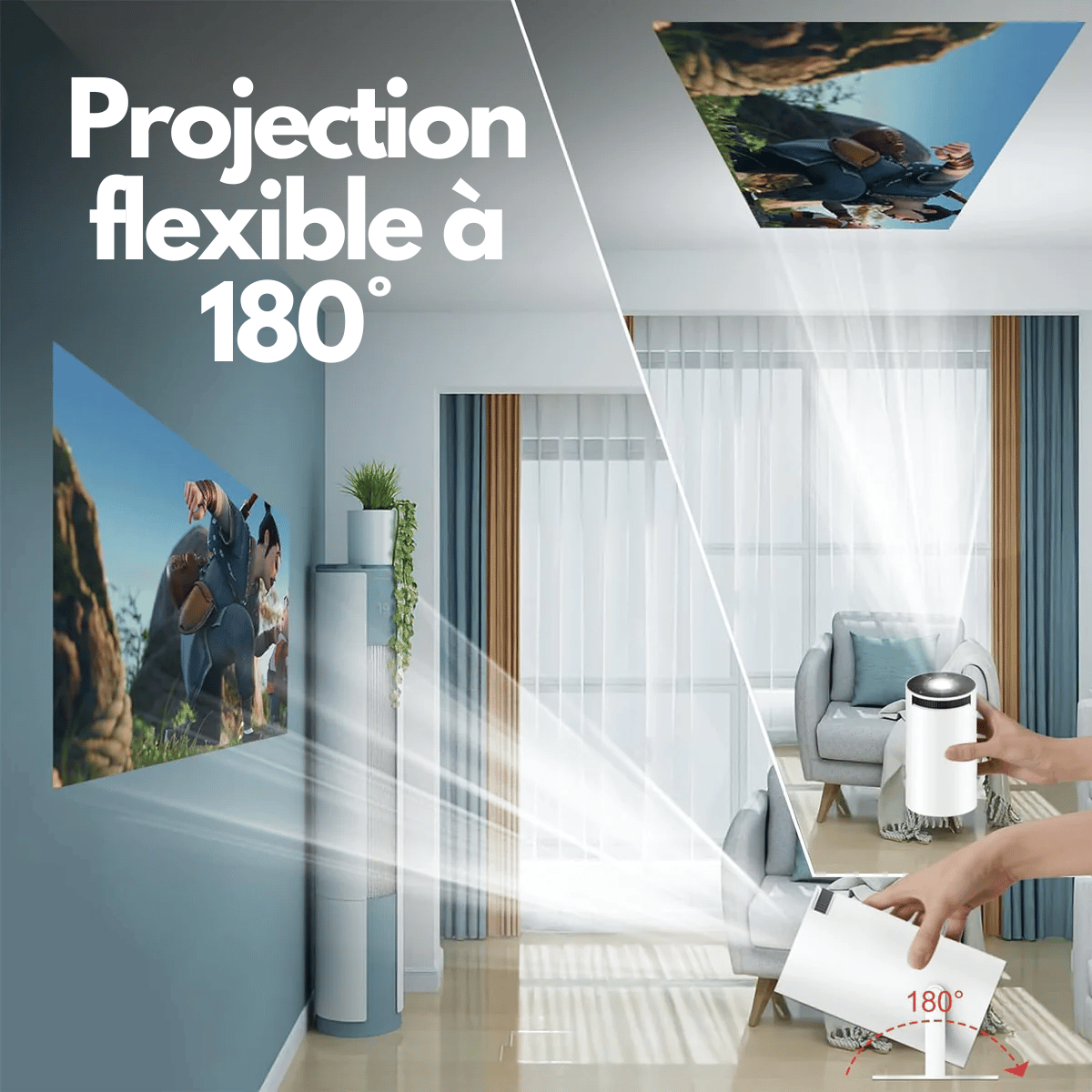 Projecteur Ultra HD - Retroprojo